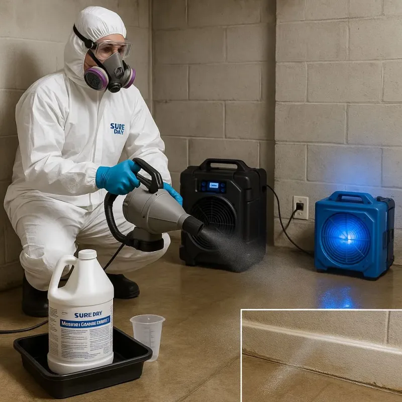 Sanitization and Odor Removal process in South Amherst, OH