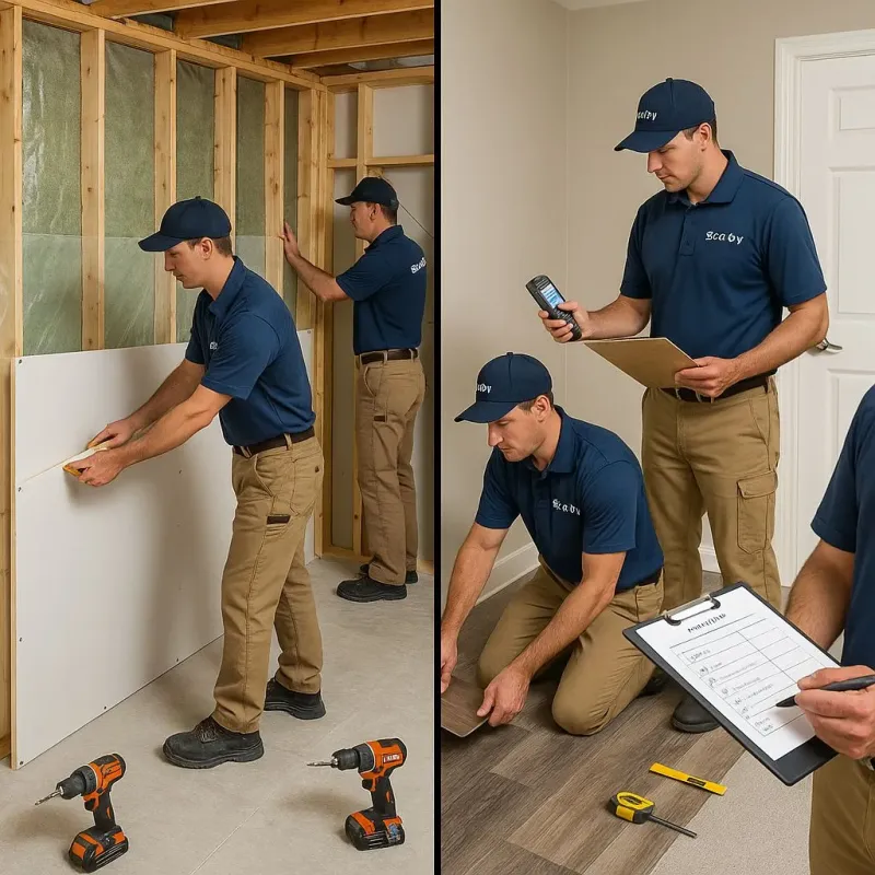 Repairs and Reconstruction process in South Amherst, OH
